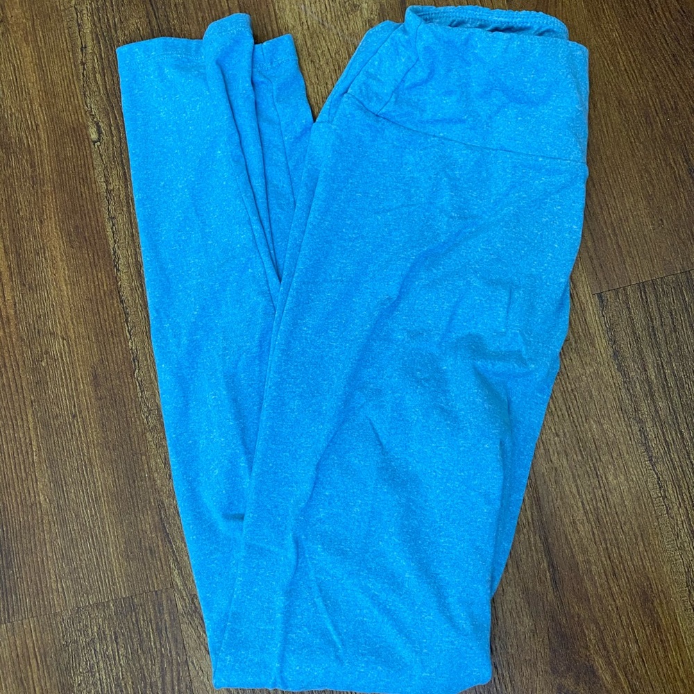 Blue LuLaRoe One Size Leggings